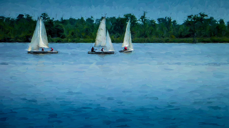 3 sailboats