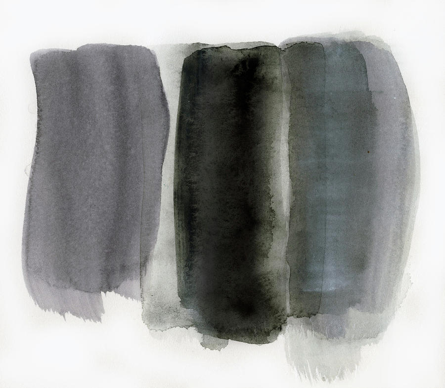 Watercolor Painting - Three Shades of Night by Victoria Kloch