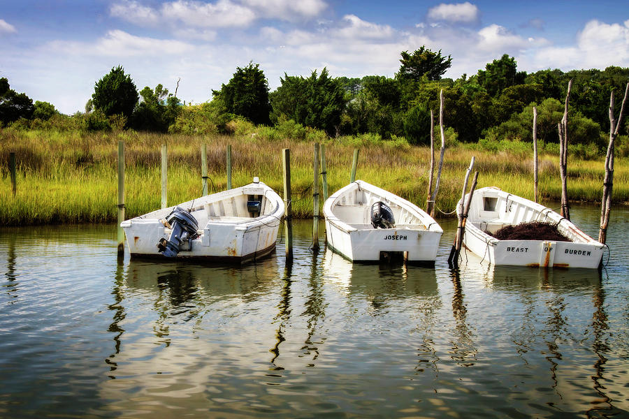 Three Small Boats -1 Photograph by Alan Hausenflock
