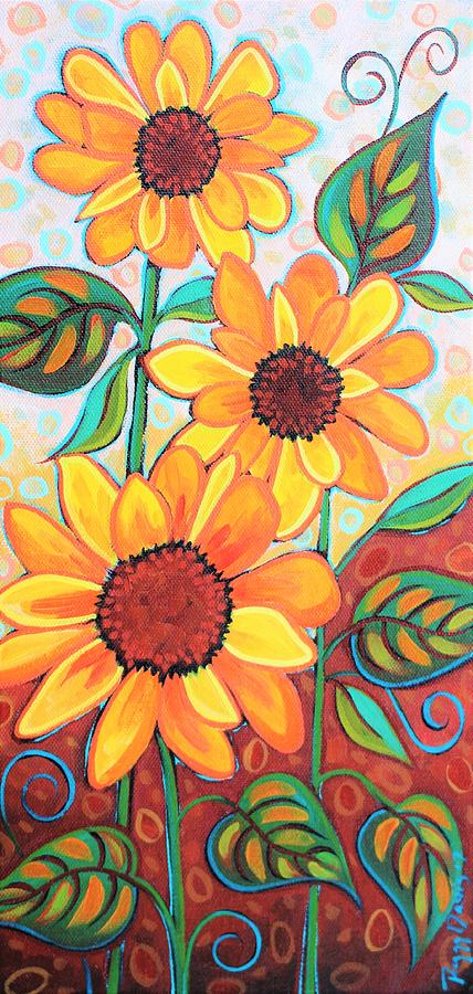 Three Sunflowers Canvas & Sign Painting