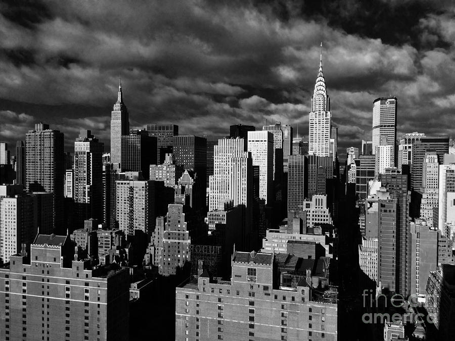 Chrysler Building Photograph - Three Titans - Chrysler, Empire State, and MetLife Buildings by Miriam Danar