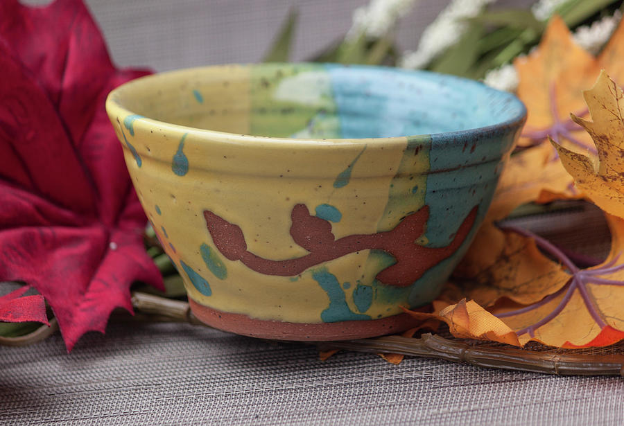 Three Toned Cereal Bowl Ceramic Art by Suzanne Gaff