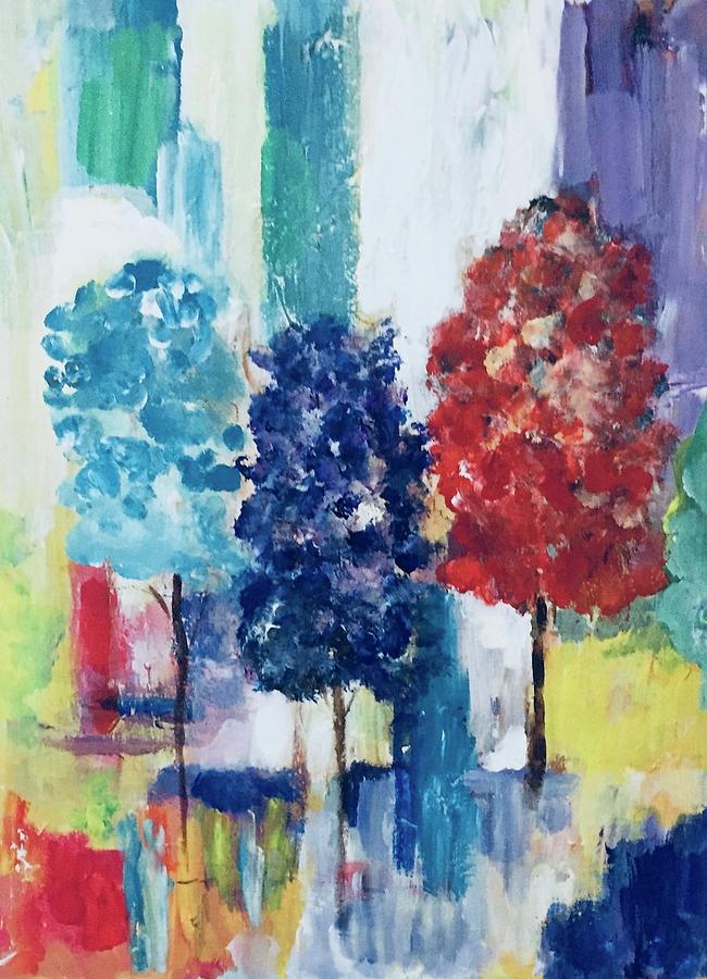 Three Trees Painting