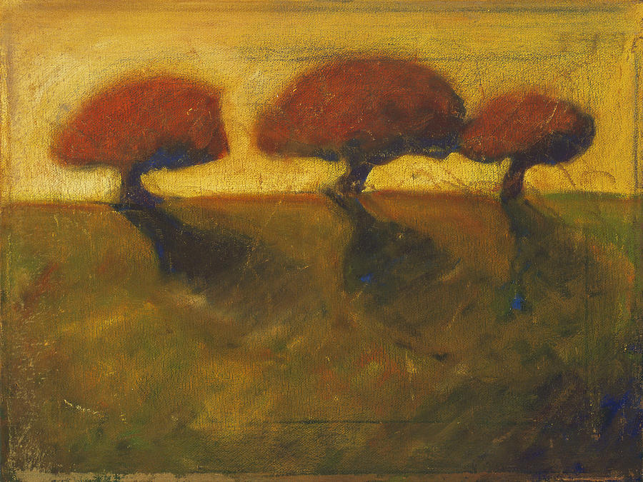 Three Orange Trees #1 Painting by Konnie Kim