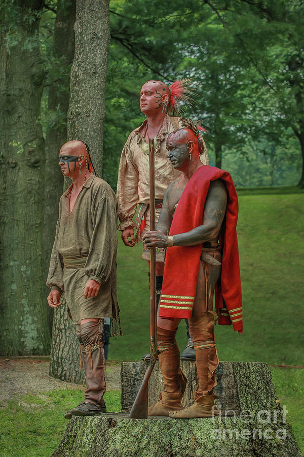 Three Warriors Bushy Run Digital Art by Randy Steele