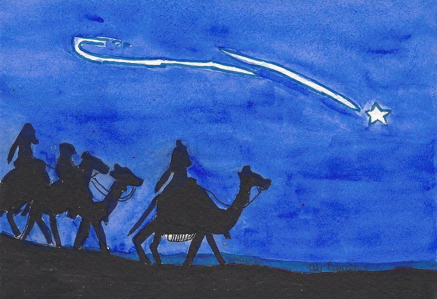 Three Wise Men Painting by Ali Baucom