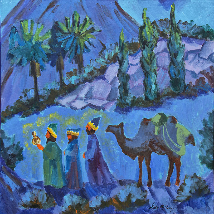 Three Wise Men Painting by Diane McClary
