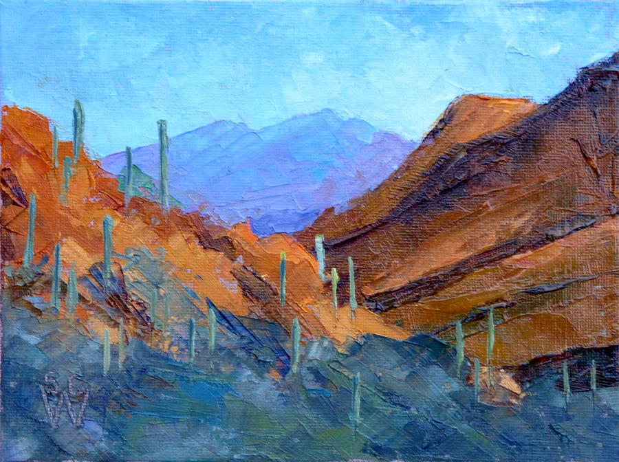 Through Gates Pass Painting by Susan Woodward