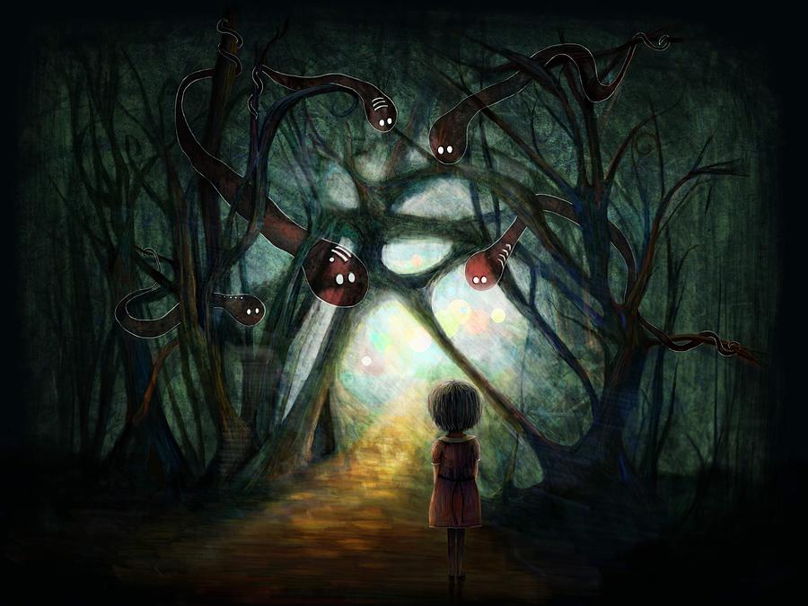 Fantasy Digital Art - Through the Dream by Catherine Swenson