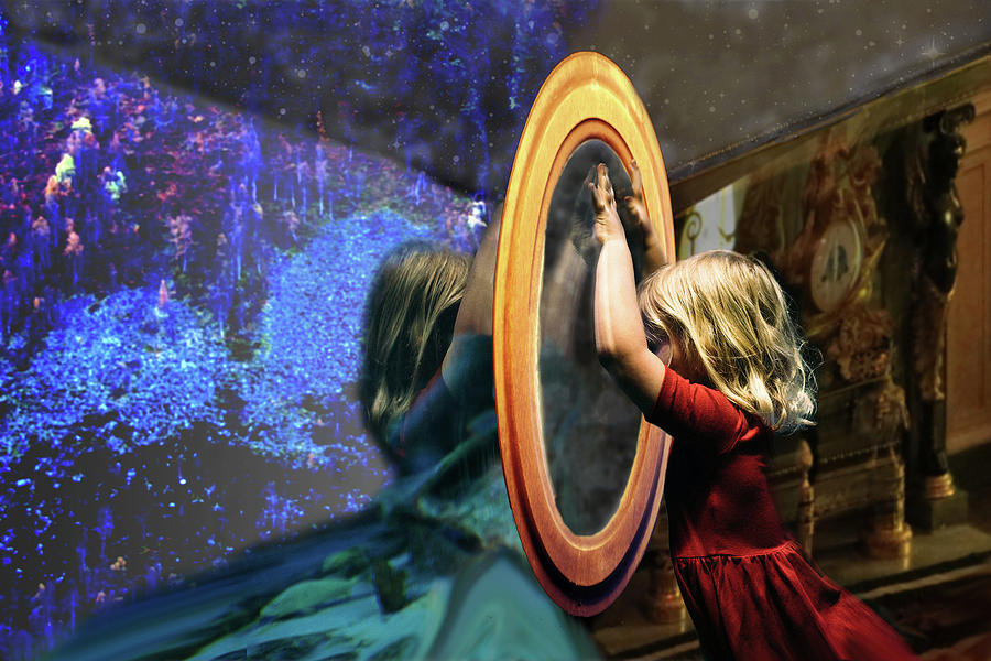 Through the Looking Glass Digital Art by Lisa Yount