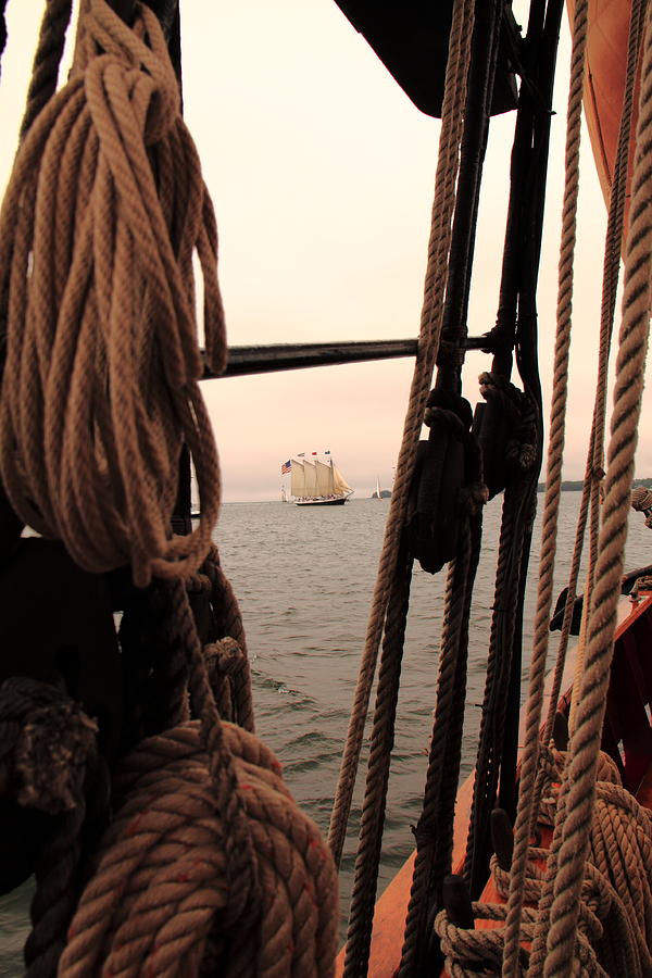 Through The Rigging Photograph by Doug Mills
