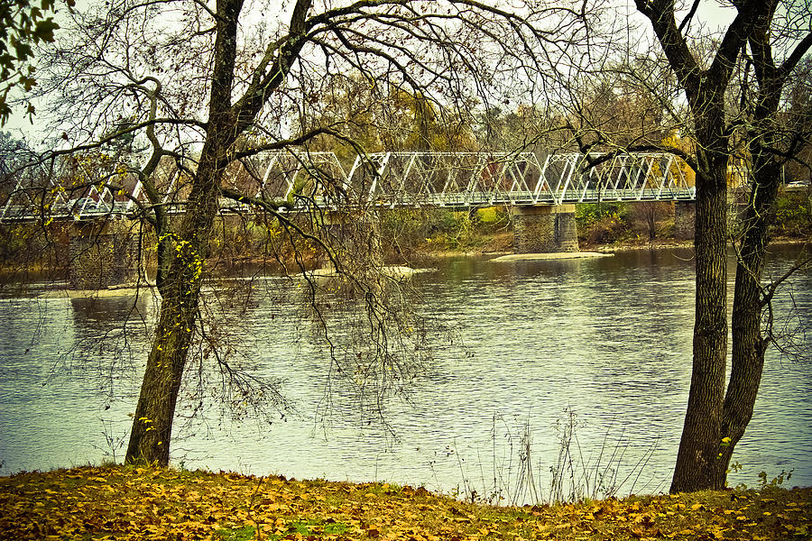 Through the Trees - Washington Crossing Bridge Photograph by Colleen Kammerer
