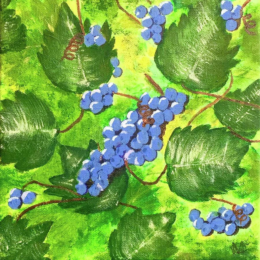 Through the Vines Painting by Cynthia Morgan