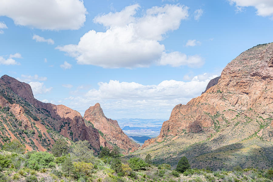 Through The Window - Chisos Mountains Basin - Big Bend National Park ...