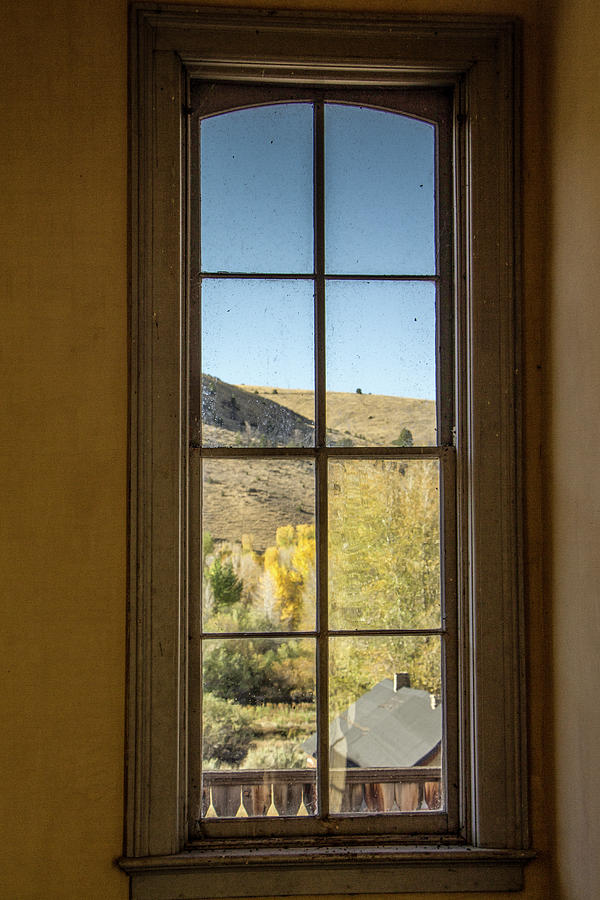 Through the Windows of Bannack 2 Photograph by Teresa Wilson