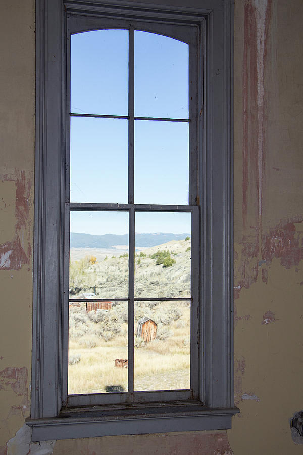 Through the Windows of Bannack 3 Photograph by Teresa Wilson