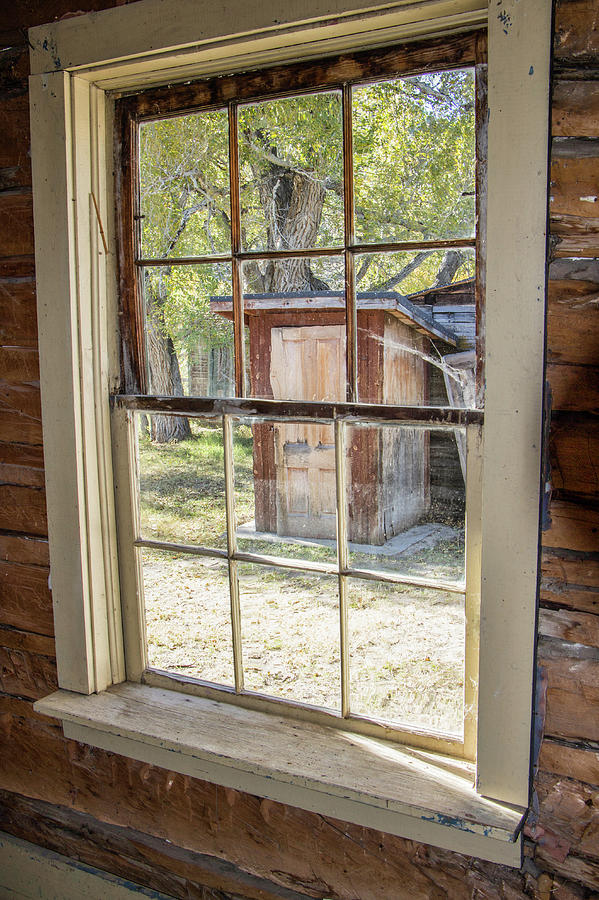 Through the Windows of Bannack 6 Photograph by Teresa Wilson