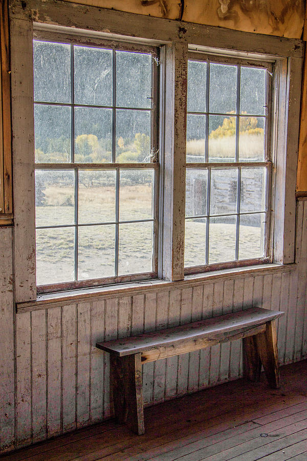 Through the Windows of Bannack 7 Photograph by Teresa Wilson