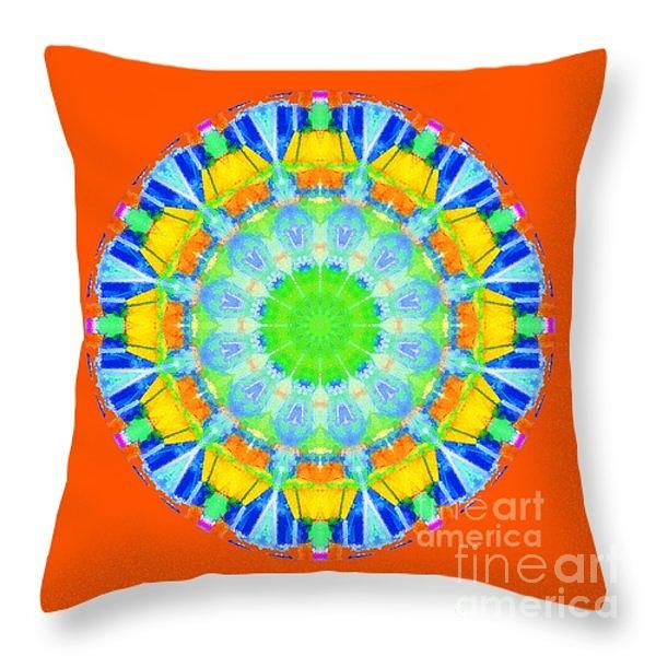 Throw Pillow - Passionfruit Red Photograph by Jack Torcello