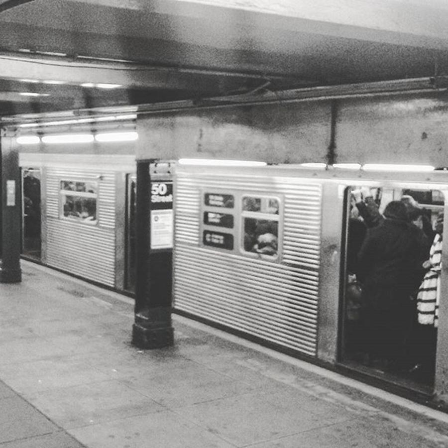 New York City Photograph - Throwback C Train Heading To Brooklyn! by Christopher M Moll