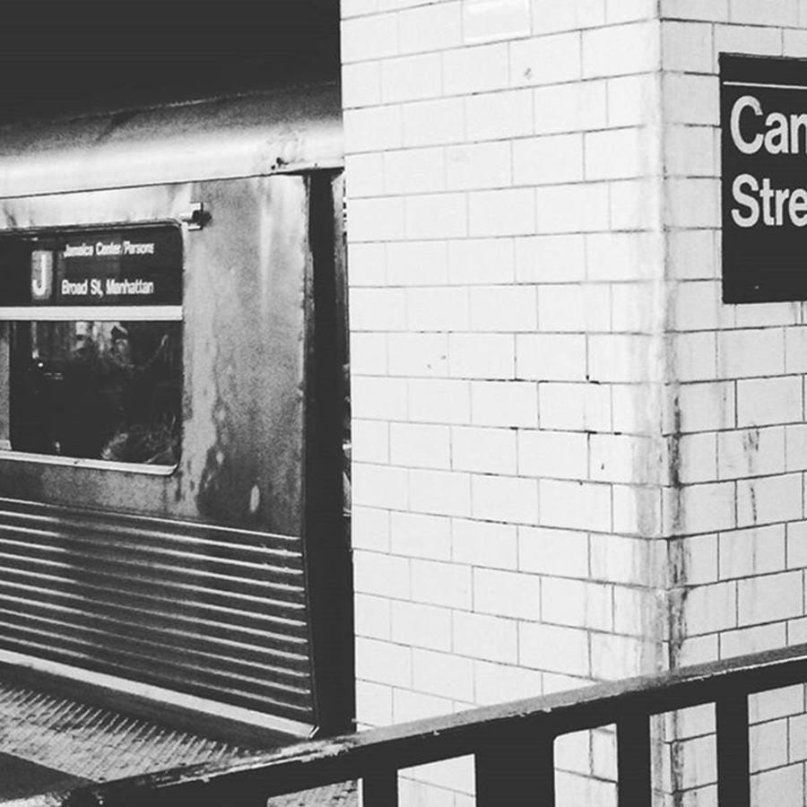 New York City Photograph - Throwback J Train At Canal St by Christopher M Moll