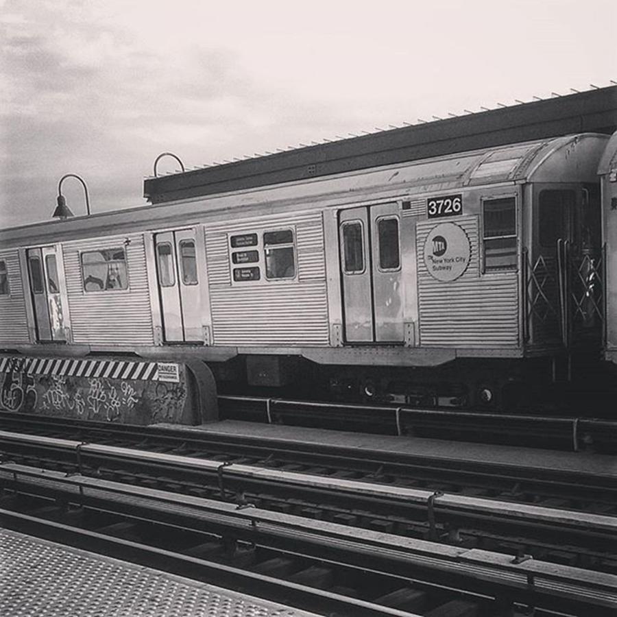 Nycsubway Photograph - Throwback J Train At Halsey St by Christopher M Moll