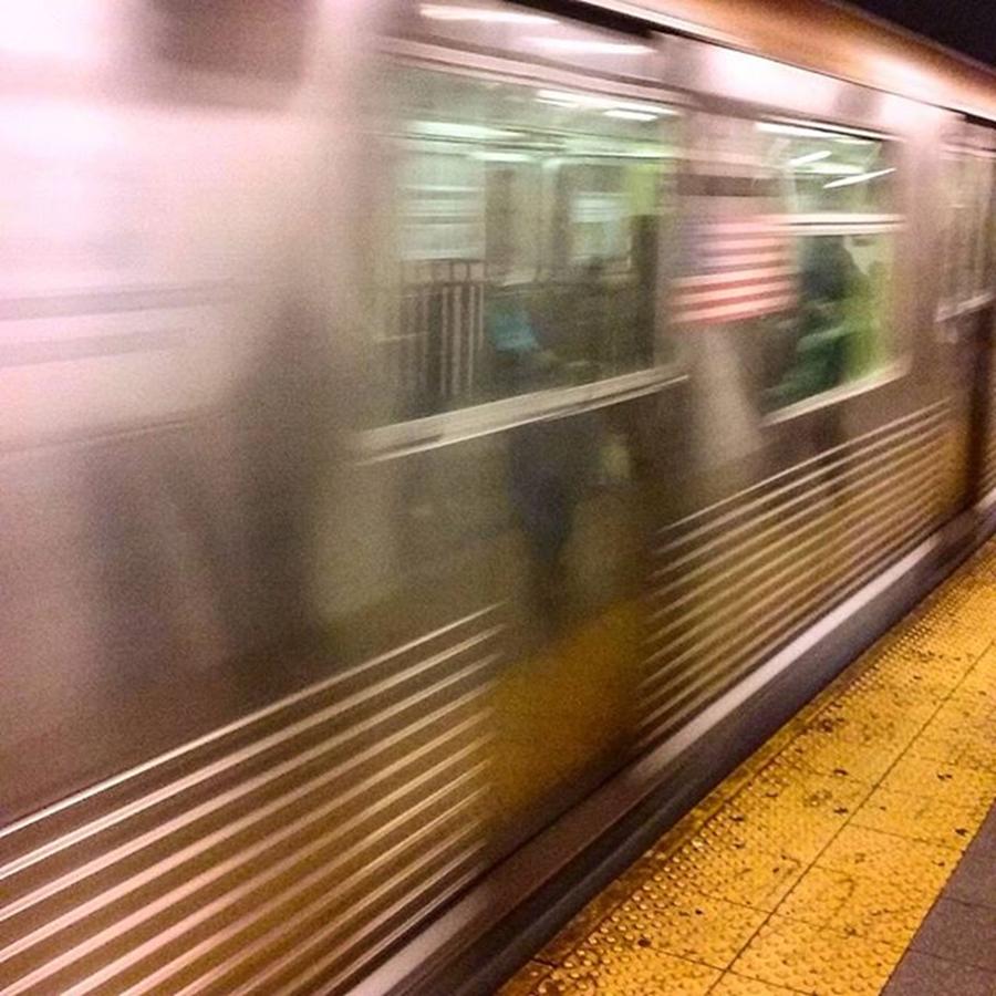 Transportation Photograph - Throwback J Train Heading Downtown by Christopher M Moll
