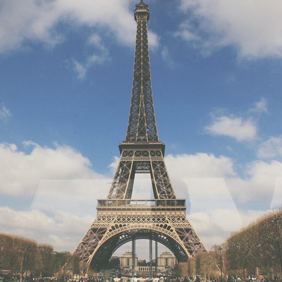 Paris Photograph - Eifell Tower by Kaitlin McQueen