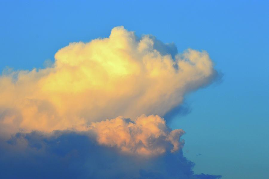 Thuderhead Cloud At Sunset  Photograph by Lyle Crump