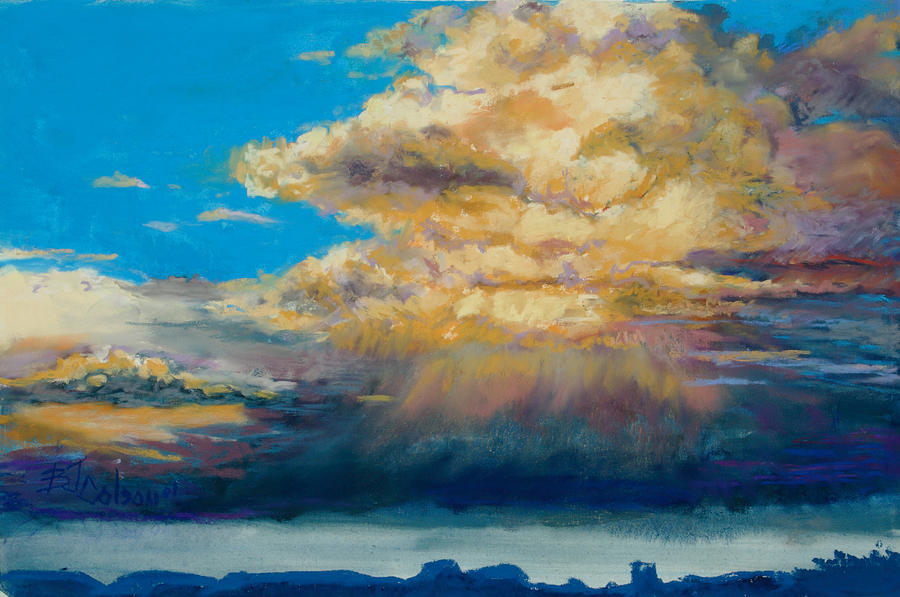 Storm Clouds Painting - Thundeclouds by Billie Colson Storm Clouds Painting - Thundeclouds by Billie Colson