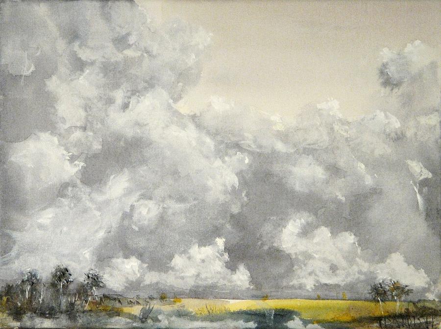 Thunder Clouds 3 Drawing by Tim Parrish | Fine Art America