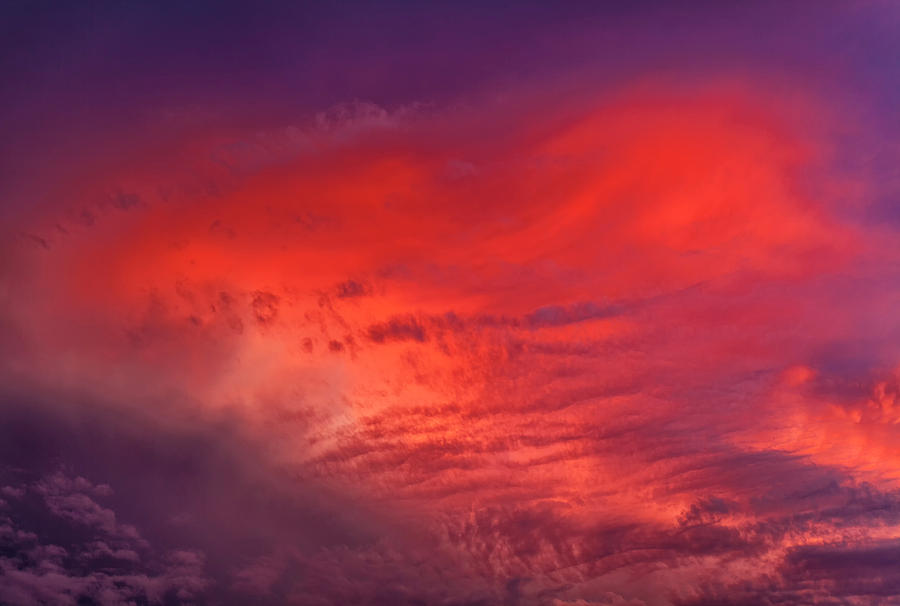 Thunder Clouds At Sunset Photograph by Irwin Barrett