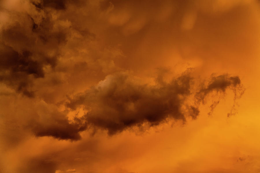 Thunder Storm Sunset # 8317 Photograph by Irwin Barrett