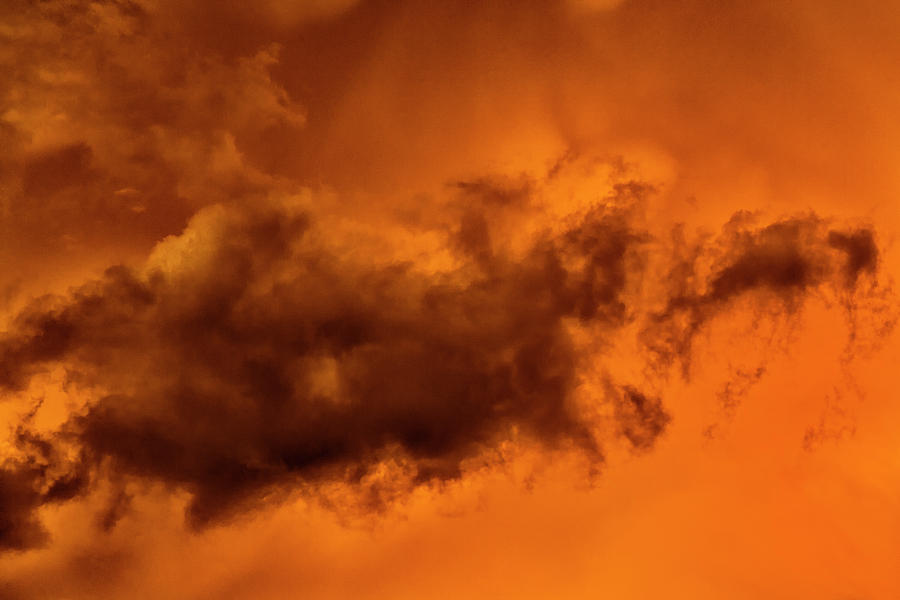 Thunder Storm Sunset #8318 Photograph by Irwin Barrett