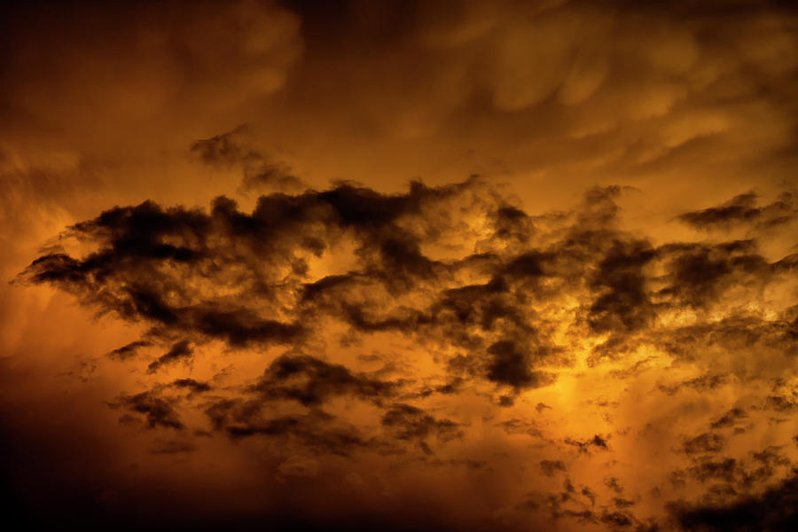 Thunder Storm Sunset #8320 Photograph by Irwin Barrett