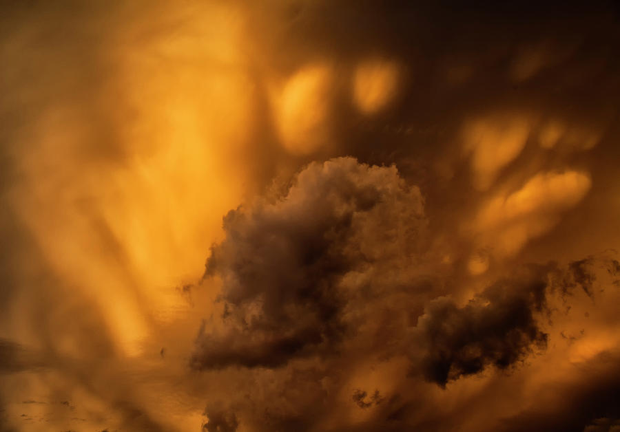Thunder Storm Sunset #8324 Photograph by Irwin Barrett