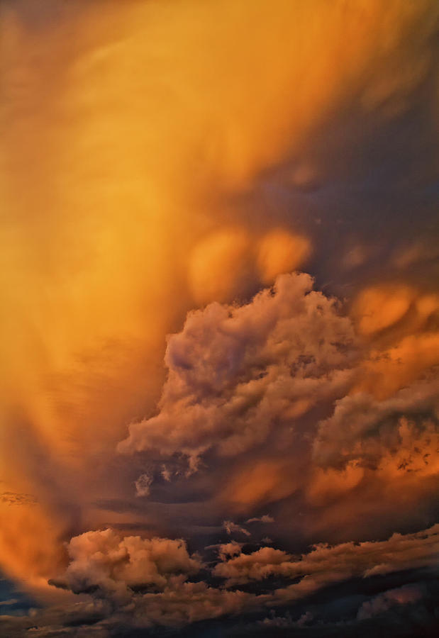 Thunder Storm Sunset #8332 Photograph by Irwin Barrett