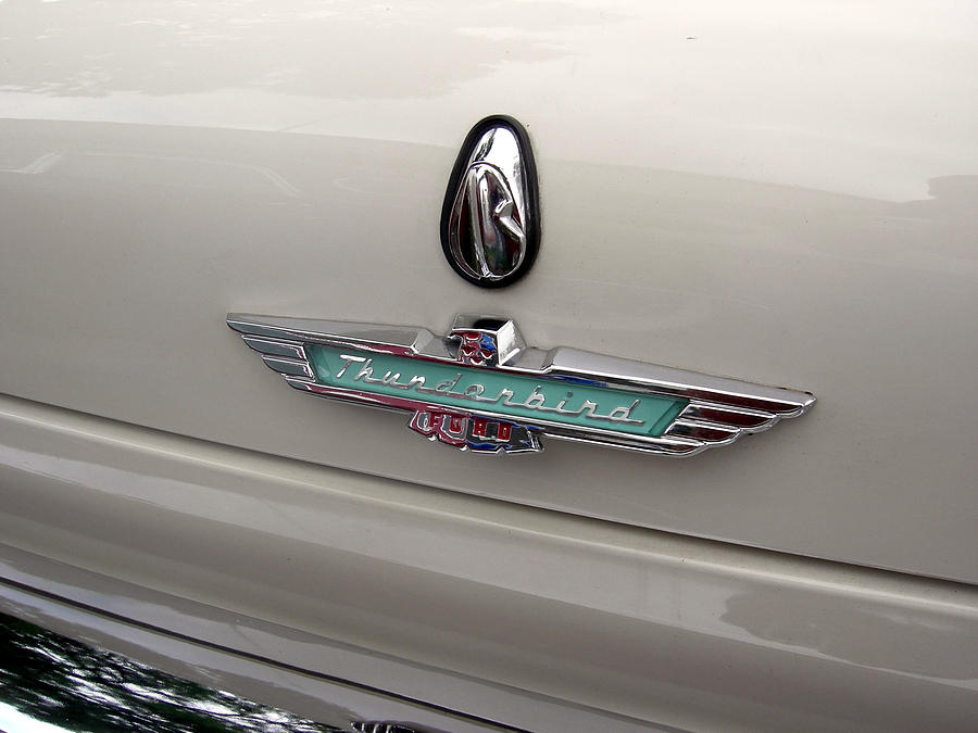 Thunderbird Rear Emblem Photograph by Phil Cross - Fine Art America