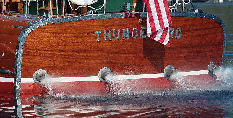 Boat Photograph - Thunderbird Roar by Steven Lapkin