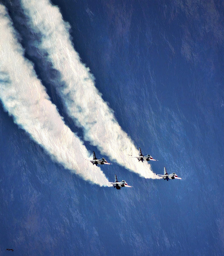 Thunderbirds - Dropping In Photograph by Glenn McCarthy Art and Photography