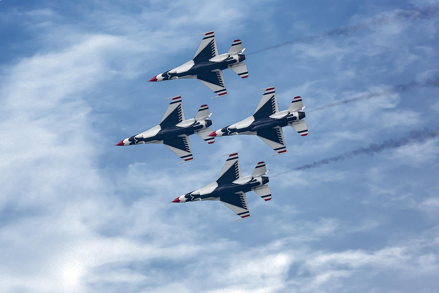 Thunderbirds In The Sky Photograph by Dale Kincaid