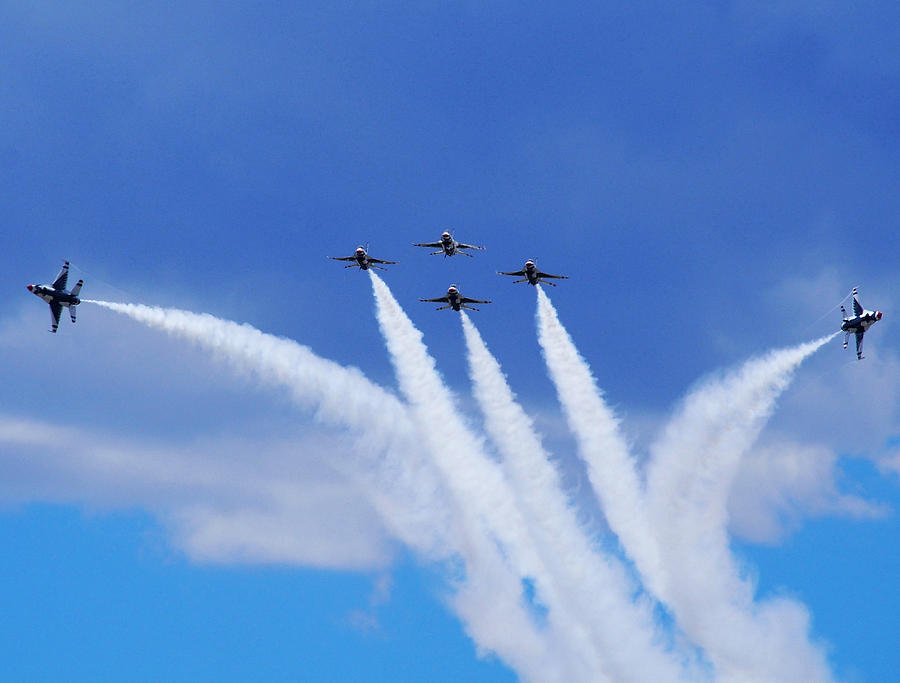 Thunderbirds Photograph by Lynn Hall | Fine Art America