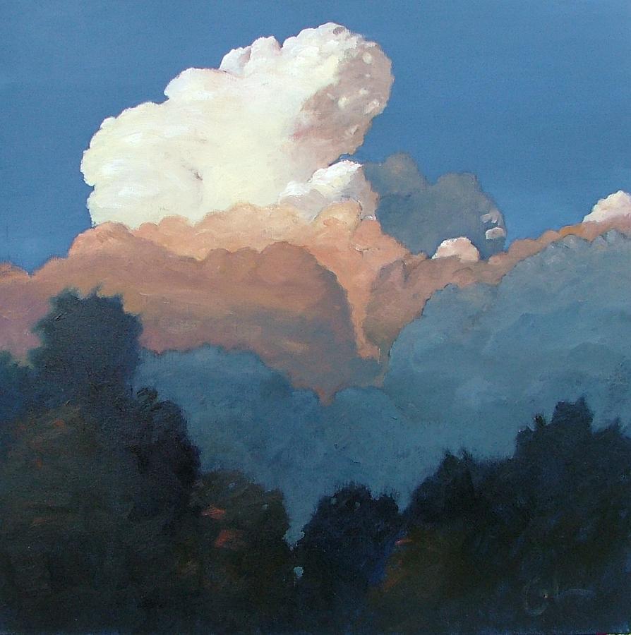 Tree Painting - Thundercap Rising in Santa Fe by Gary Coleman