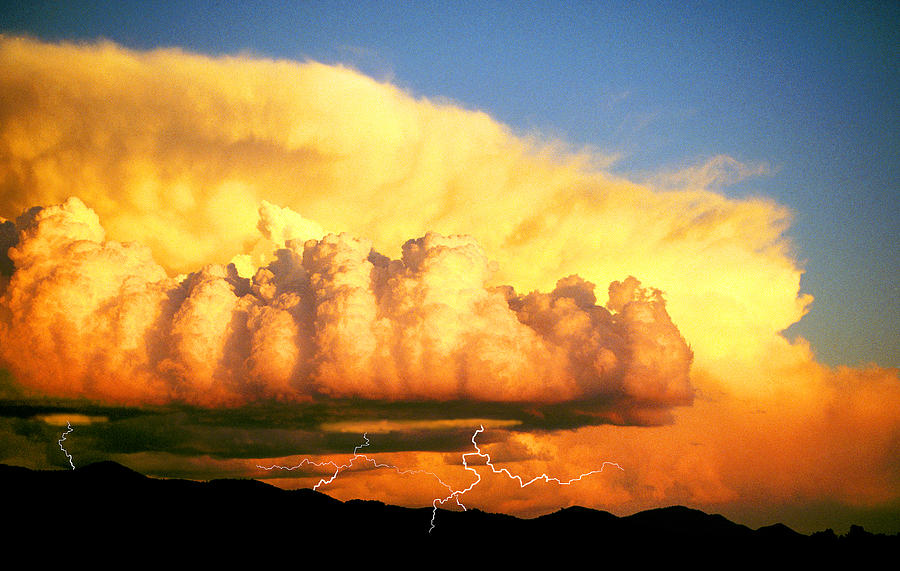 Thunderclouds Over Santa Fe Photograph