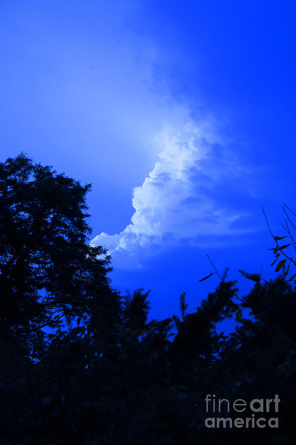 Thunderhead blue by jrr Photograph by First Star Art