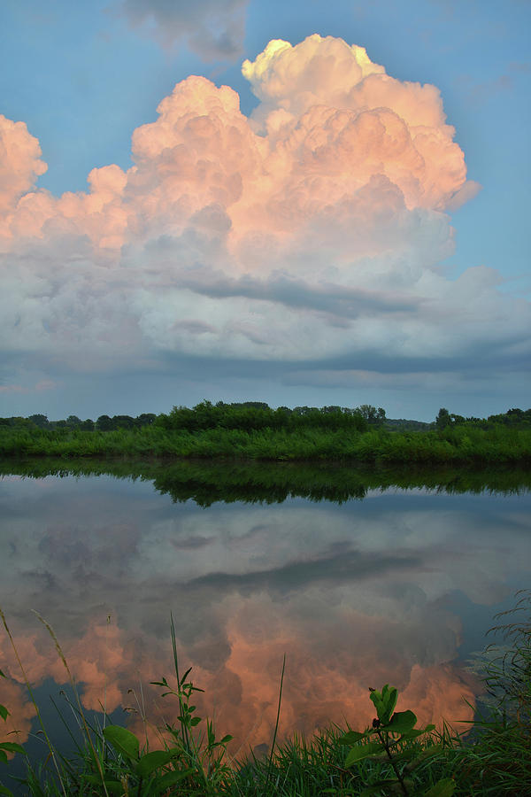 Thunderhead Reflection Photograph by Ray Mathis