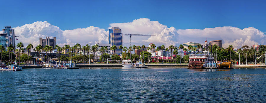 Long Beach Photograph - Thunderheads Over Long Beach by Lynn Bauer