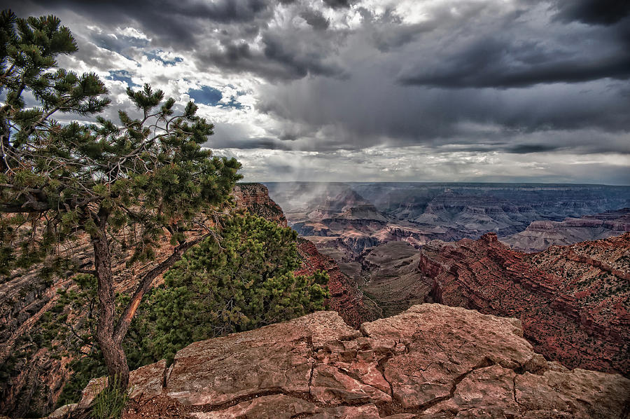 Thunderstorm - Grand Canyon Photograph by Andreas Freund