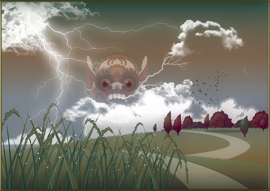 Thunderstorm Digital Art by Harald Dastis