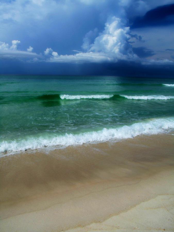 Thunderstorm On The Beach Photograph by CG Abrams